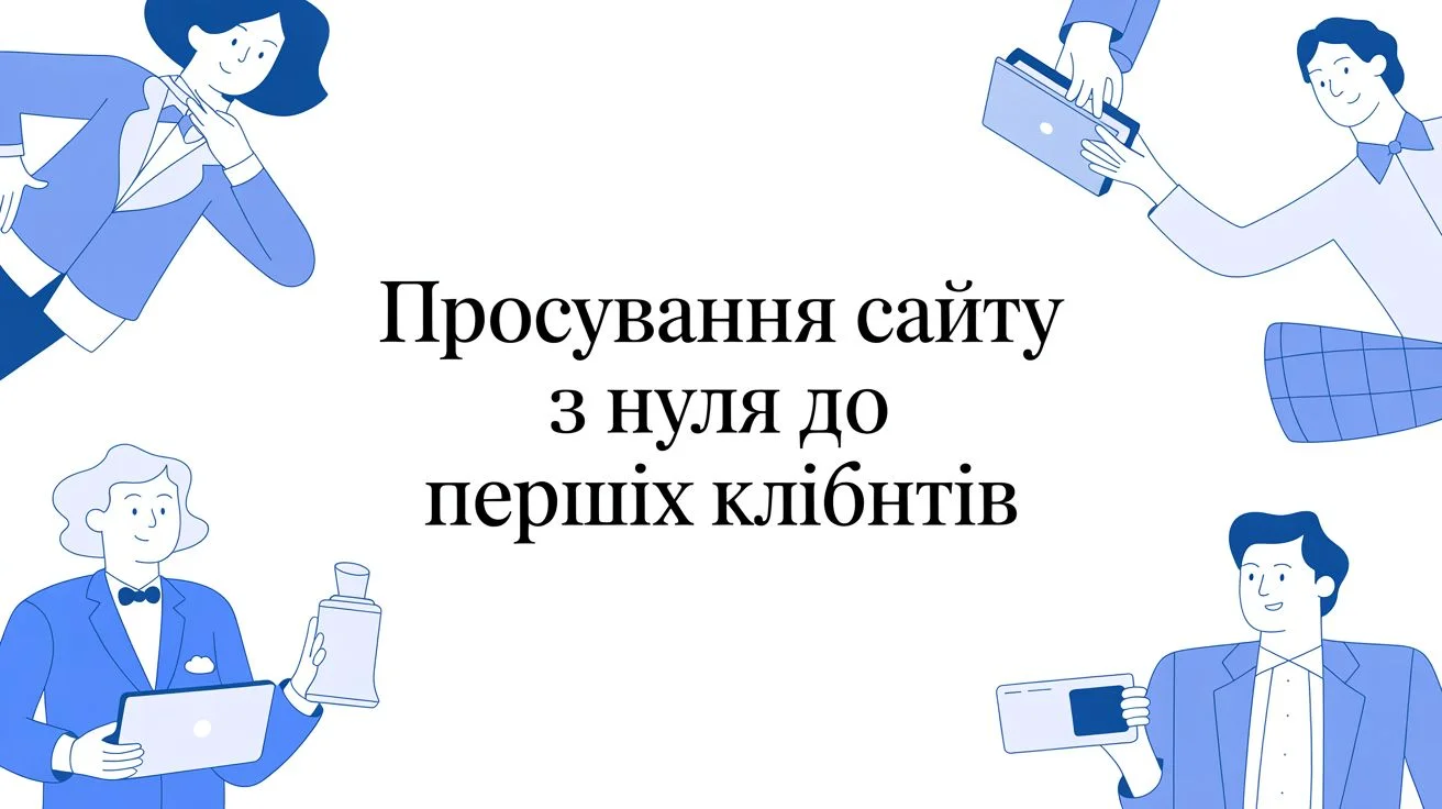 Просування сайту з нуля до перших клієнтів
