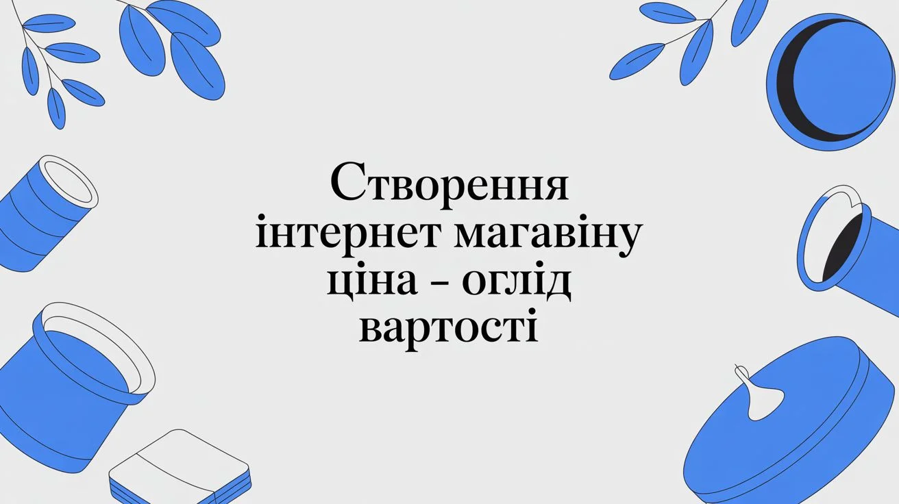 створення інтернет магазину ціна - огляд вартості